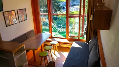 Coin salon dans l'établissement Duplex Le Vogel