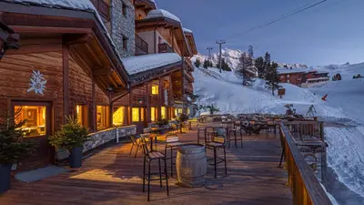 L'établissement Hôtel Carlina by Les Etincelles en hiver