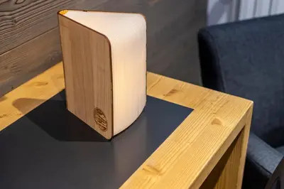 Bibliothèque dans l'hôtel