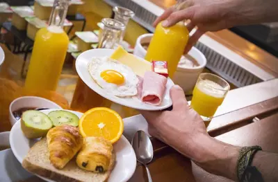 Nourriture dans l'hôtel ou à proximité