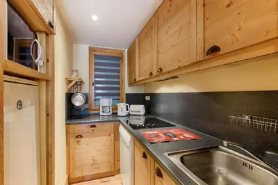 Cuisine ou kitchenette dans l'établissement Residence Les Nereides - maeva Home
