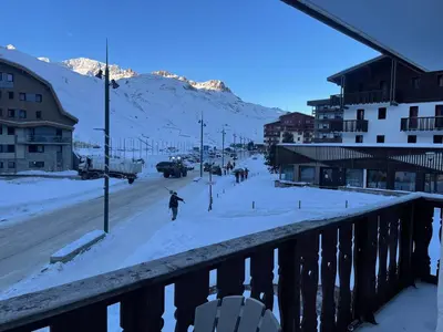 L'établissement Studio cabine double balcon Tignes val claret ouvert toute l année en hiver