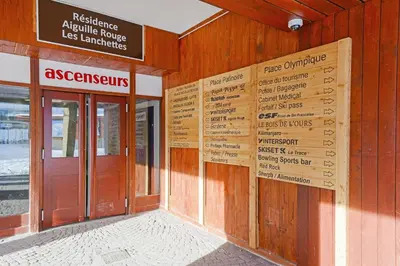 Plan de l'établissement Charmant Studio aux Arcs 2000, 28 m², Vue Montagne + Balcon