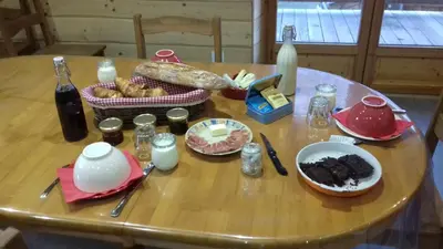 Nourriture dans la maison d'hôtes ou à proximité