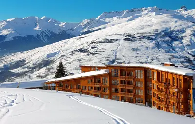 Vue générale sur la montagne ou vue sur la montagne depuis l'appart'hôtel
