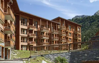 Vue générale sur la montagne ou vue sur la montagne depuis l'appart'hôtel