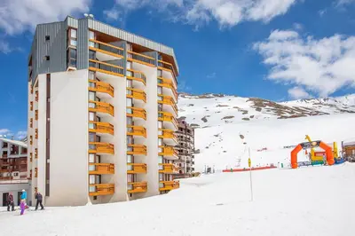 L'établissement Tignes - Studio au pied des pistes en hiver