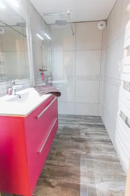 Salle de bains dans l'établissement La Coulée Douce