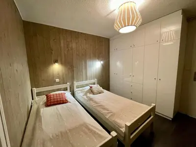 Un ou plusieurs lits dans un hébergement de l'établissement Apartment Le Pramecou - Val Claret-14 by Interhome