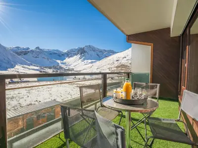 Vue générale sur la montagne ou vue sur la montagne depuis l'appartement