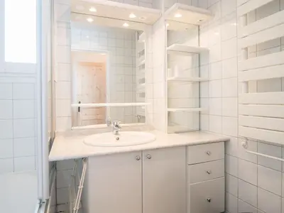 Salle de bains dans l'établissement 3 pièces à Tignes, au pied des pistes, 8 pers. - FR-1-449-59