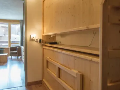 Plan de l'établissement Studio exposé sud à 500 m des pistes avec Wi-Fi - FR-1-449-102