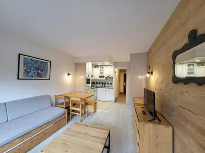 Cuisine ou kitchenette dans l'établissement Studio sud-ouest à Tignes, proche pistes, 27 m² - FR-1-449-117