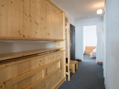 Un ou plusieurs lits dans un hébergement de l'établissement Tignes : Appartement 2 pièces avec wifi, proche pistes - FR-1-449-118