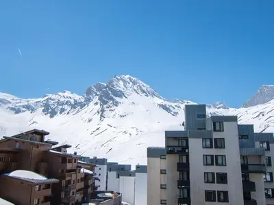 Vue générale sur la montagne ou vue sur la montagne depuis l'appartement