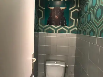 Salle de bains dans l'établissement Confort 2 pièces Sud, Wifi, au pied des pistes - FR-1-449-13