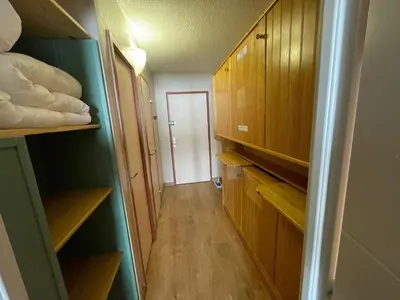 Un ou plusieurs lits dans un hébergement de l'établissement Studio cosy sud-ouest à 500m des pistes avec Wifi, balcon - FR-1-449-16