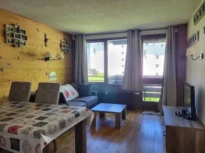 Télévision ou salle de divertissement dans l'établissement Appartement 2 pièces à Tignes, 36 m², 4 pers, balcon sud-ouest, WIFI gratuit - FR-1-449-18