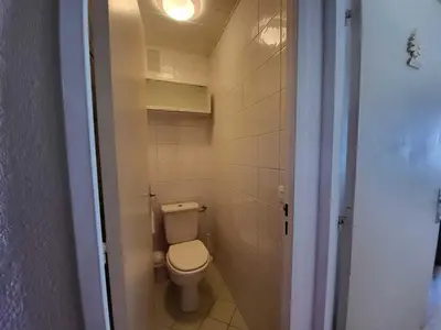 Salle de bains dans l'établissement Appartement 2 pièces à Tignes, 36 m², 4 pers, balcon sud-ouest, WIFI gratuit - FR-1-449-18