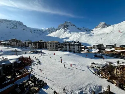 L'établissement Studio sud/ouest, ski aux pieds, 30m², 4 couchages - FR-1-449-34 en hiver
