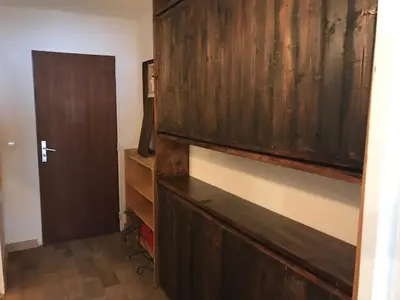 Télévision ou salle de divertissement dans l'établissement Studio avec vue sur montagne et lac, Tignes - FR-1-449-41