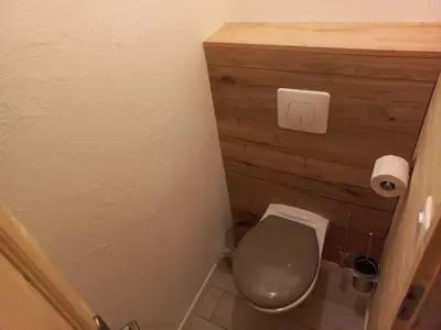 Salle de bains dans l'établissement Deux pièces sud-ouest à Tignes, 5 couchages - FR-1-449-7