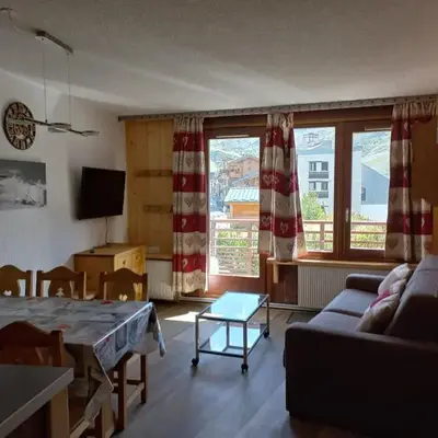 Deux pièces sud-ouest à Tignes