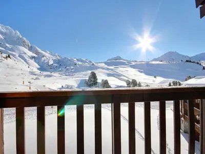 Plan de l'établissement Duplex 4 pièces, 8 personnes, balcon sud, au pied des pistes - FR-1-455-2