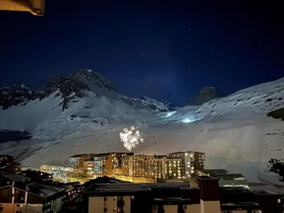 Vue générale sur la montagne ou vue sur la montagne depuis l'appartement