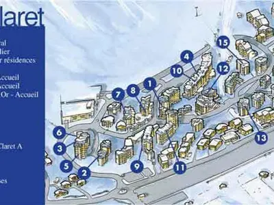 Plan de l'établissement Studio Sud-Ouest au Coeur des Commerces - FR-1-449-58