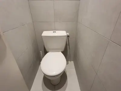 Salle de bains dans l'établissement Charmant 2 pièces sud à Tignes avec wifi, proche pistes - FR-1-449-88