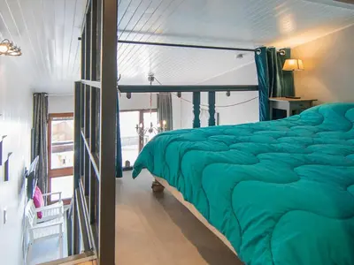 Coin salon dans l'établissement Studio avec mezzanine, Tignes, 36m², wifi, proche pistes - FR-1-449-115