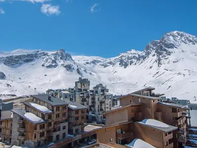 Vue générale sur la montagne ou vue sur la montagne depuis l'appartement