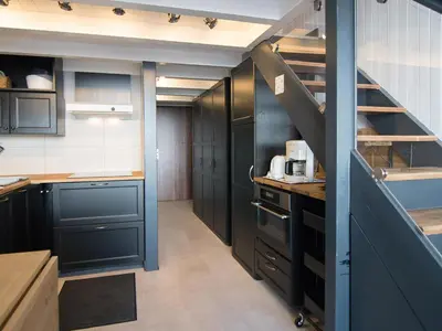 Cuisine ou kitchenette dans l'établissement Studio avec mezzanine, Tignes, 36m², wifi, proche pistes - FR-1-449-115