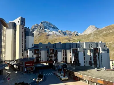 Vue générale sur la montagne ou vue sur la montagne depuis l'appartement