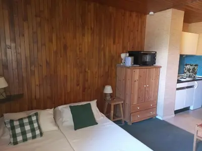 Cuisine ou kitchenette dans l'établissement Studio au pied des pistes à Tignes, balcon et vue montagne - FR-1-449-142