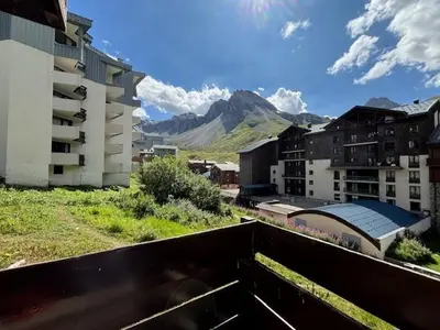 Vue générale sur la montagne ou vue sur la montagne depuis l'appartement