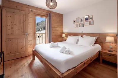 Un ou plusieurs lits dans un hébergement de l'établissement ALPA appartements - Champagny-en-Vanoise