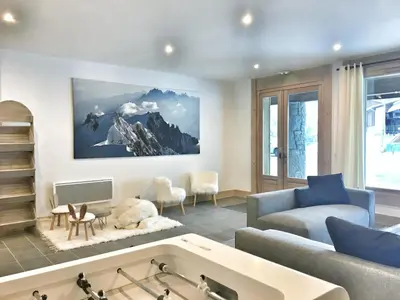 Coin salon dans l'établissement ALPA appartements - Champagny-en-Vanoise
