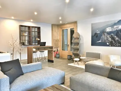 Coin salon dans l'établissement ALPA appartements - Champagny-en-Vanoise