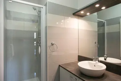 Salle de bains dans l'établissement Résidence Club MMV L'Étoile des Cimes
