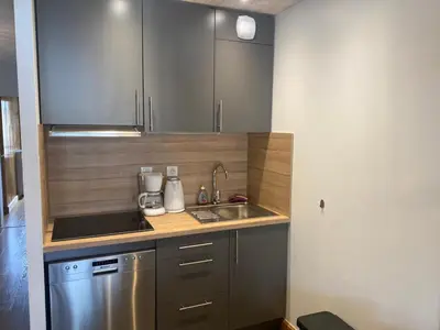 Cuisine ou kitchenette dans l'établissement Appartement 2 pièces au pied des pistes, exposé Sud-Ouest, 5 couchages à Tignes - FR-1-449-29