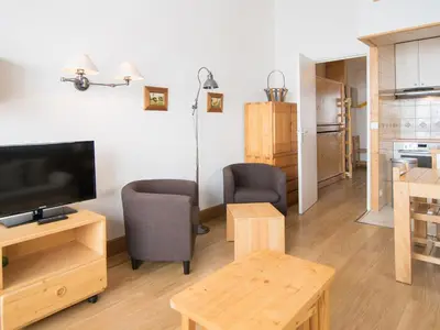 Cuisine ou kitchenette dans l'établissement Appartement à Tignes, 2 pièces, 500m pistes - FR-1-449-155