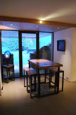 Télévision ou salle de divertissement dans l'établissement Mineral Lodge & Spa