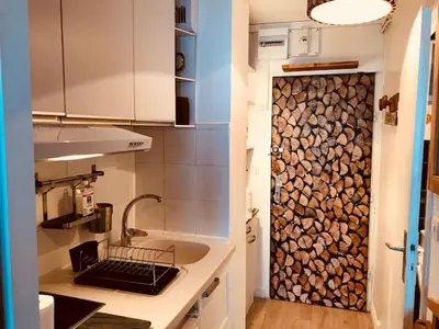 Cuisine ou kitchenette dans l'établissement Studio Sud-Ouest au cœur des commerces - FR-1-449-25