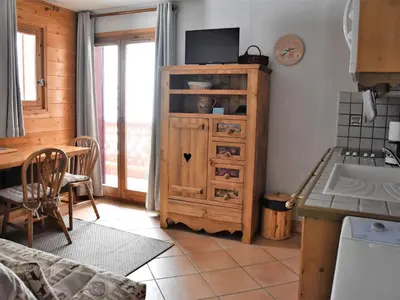 Plan de l'établissement Charmant appartement à Pralognan, balcon et animaux admis - FR-1-464-6