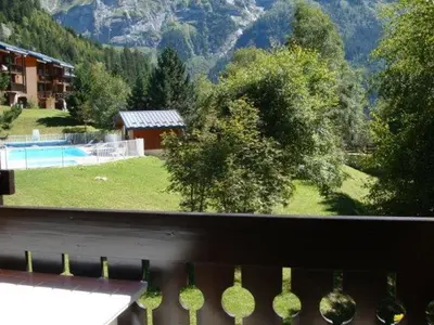 Vue générale sur la montagne ou vue sur la montagne depuis l'appartement