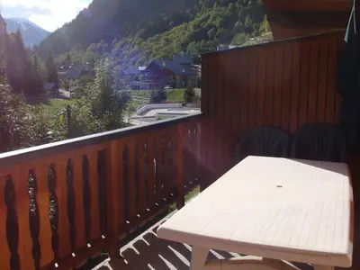 Vue générale sur la montagne ou vue sur la montagne depuis l'appartement