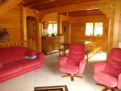 Plan de l'établissement Chalet calme 8 pers., cheminée, parking privé - FR-1-464-39