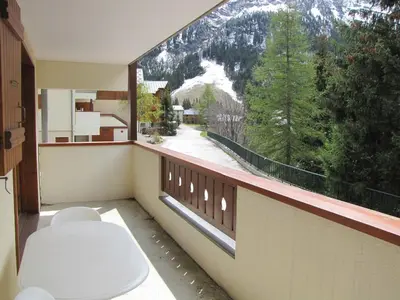 Vue générale sur la montagne ou vue sur la montagne depuis l'appartement